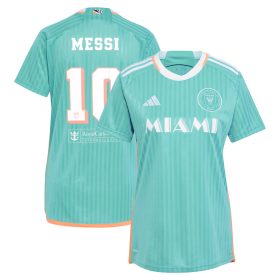 Lionel Messi 10 Inter Miami CF 2024 Women Jersey – Aqua