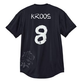 Toni Kroos 8 Real Madrid X Y-3 23/24 Hand-painted Fonts Fourth Jersey – Limited Collection – Black