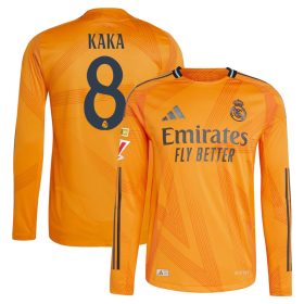 #8 Ricardo Kaká Real Madrid 2024/25 Away Long Sleeve Player Jersey – Orange