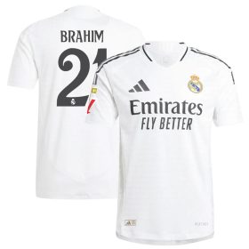 #21 Brahim Díaz Real Madrid 2024/25 Home Player Jersey – White