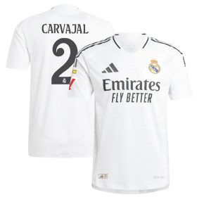 #2 Dani Carvajal Real Madrid 2024/25 Home Player Jersey – White