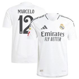 #12 Marcelo Vieira Real Madrid 2024/25 Home Player Jersey – White