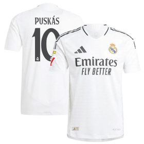 #10 Ferenc Puskás Real Madrid 2024/25 Home Player Jersey – White