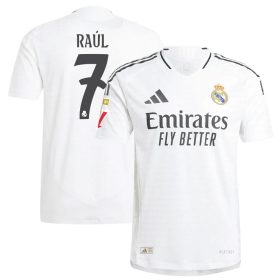 #7 Raúl González Blanco Real Madrid 2024/25 Home Player Jersey – White