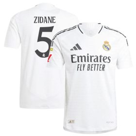 #5 Zinedine Zidane Real Madrid 2024/25 Home Player Jersey – White