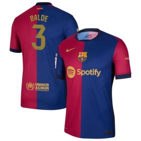 Alejandro Balde #3 Barcelona 2024/25 Home Jersey