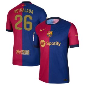 Ander Astralaga #26 Barcelona 2024/25 Home Jersey