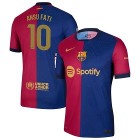 Ansu Fati #10 Barcelona 2024/25 Home Jersey