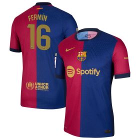 Fermín López #16 Barcelona 2024/25 Home Jersey