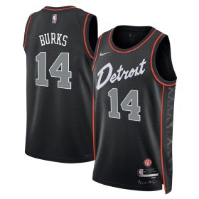 Alec Burks Detroit Pistons Jersey – City Edition