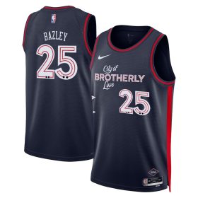 Darius Bazley Philadelphia 76ers Jersey – City Edition