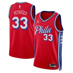 Filip Petrušev Philadelphia 76ers Jersey – Statement Edition