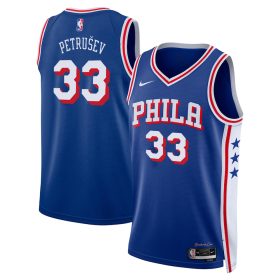 Filip Petrušev Philadelphia 76ers Jersey – Icon Edition