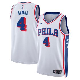 Mo Bamba Philadelphia 76ers Jersey – Association Edition