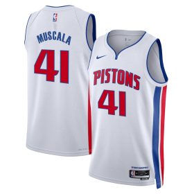 Mike Muscala Detroit Pistons Jersey – Association Edition