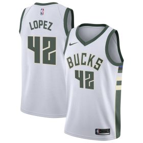 Robin Lopez Milwaukee Bucks Jersey – Association Edition