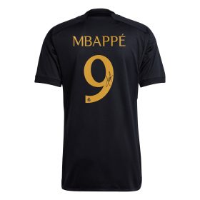 Kylian Mbappé 9 Signed Real Madrid 2023/24 Jersey Autographed – Men