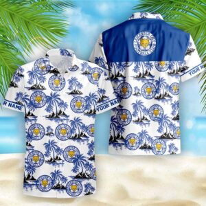 Merchspirit Leicester City EPL All Team Summer Pattern Hawaiian Shirt Personalized New Style