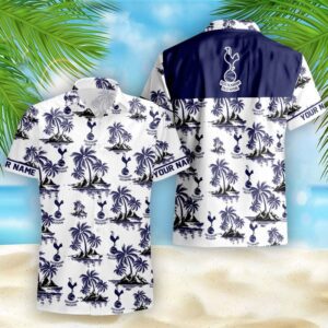 Merchspirit Tottenham Hotspur EPL All Team Summer Pattern Hawaiian Shirt Personalized New Style