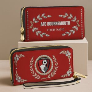 Merchspirit AFC Bournemouth EPL Woman Clutch Purse Wallet Special Style Personalized Gift