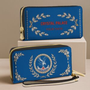 Merchspirit Crystal Palace EPL Woman Clutch Purse Wallet Special Style Personalized Gift