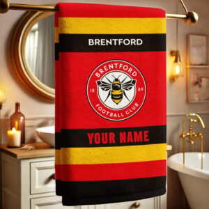 Merchspirit Brentford EPL All Team Team Bath Towel Large Size Personalized New Style Gift For Fan
