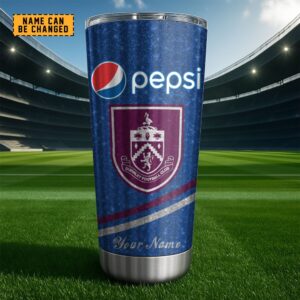 Merchspirit Burnley EPL Mix Pepsi Blue Tumbler Personalized New Style Gift For Fan